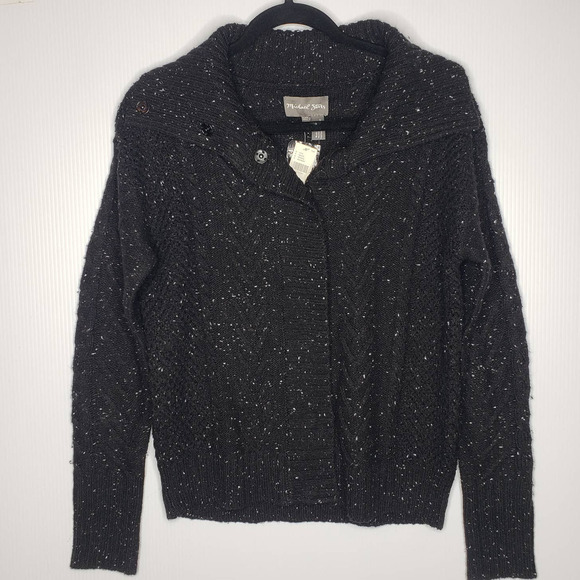 Anthropologie Michael Stars Cable Cardigan Sweater Cableknit Convertible XS NEW - Picture 5 of 16
